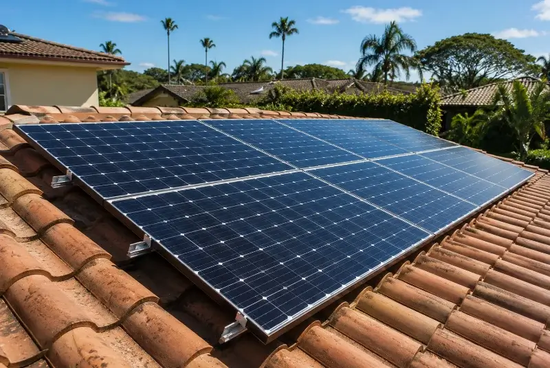 Installation de panneaux solaires à Monthieux